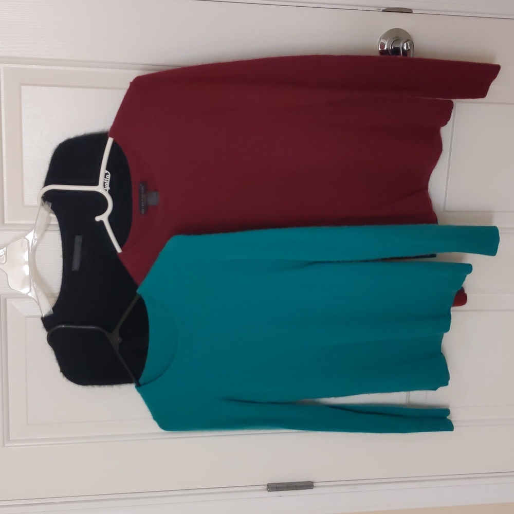 Three 100% cashmere sweaters